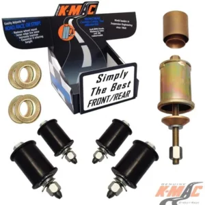 mercedes <ko 209>501626k</ko 209><br/><kv orange>('91 '99) w140, w220 ('98 '06) </kv orange><br/>rear camber & extra toe adj. bush kit<br/>(51mm diam. lower arm/ inner) ( set of 4 )