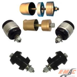 mercedes 503416 3lamg gt 4 door ('18 '25) 43, 50, 53, 63s/e ( set of 4 )front camber (& caster) adj. bush kit