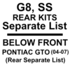 gm pontiac 201718 1ggto ('04 '07) ( pair )front top strut mounts specially designed to prevent resolve  premature failure of oem mounts includes bearings (copy)
